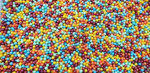 Rainbow Sugar Pearls